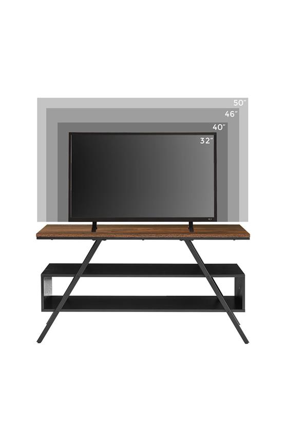 Deconode Stellar TV Sehpası Siyah-Kahverengi DN1077SK