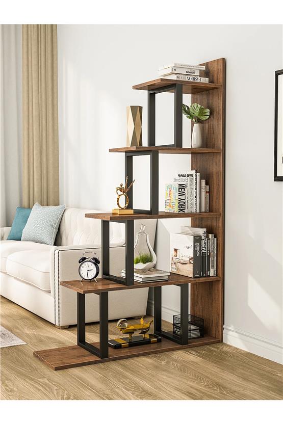 Deconode Step Kitaplık Kahverengi DN1126K