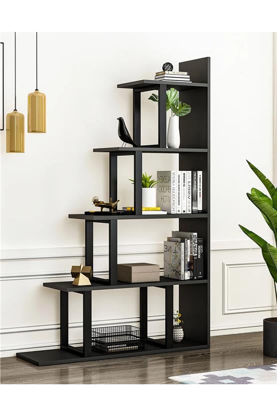 Deconode Step Kitaplık Siyah DN1126S