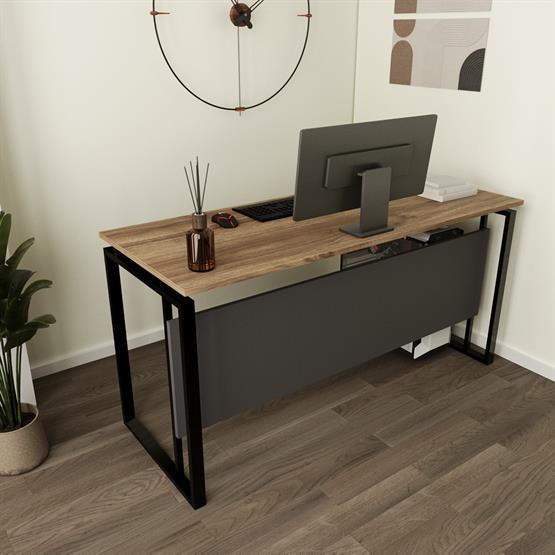 Deconode Venüs Ofis Çalışma Masası Siyah-Kahverengi DN1107SK