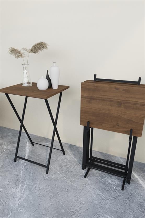 Deconode Versa Katlanır 4lü Sehpa Seti DN1089