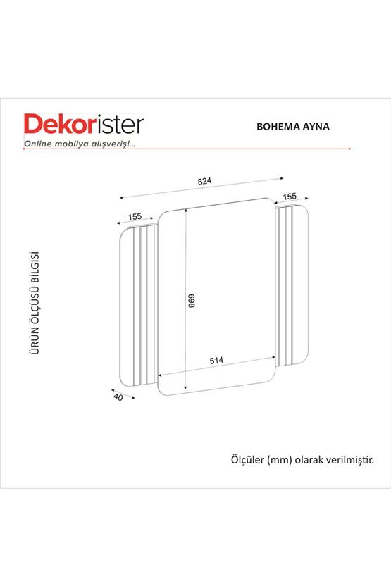 Dekorister Bohema Ayna Aytaşı