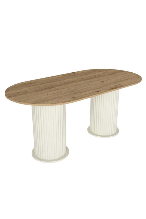 Dekorister Bohema Yemek Masası Aytaşı - Sepet 180cm
