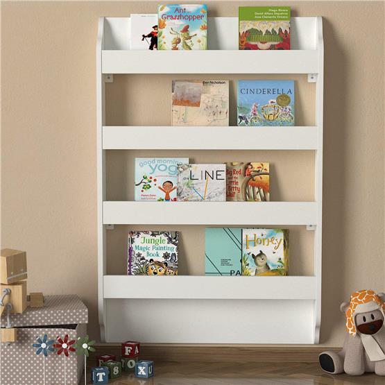 Dekorister Drama Montessori Kitaplık Beyaz