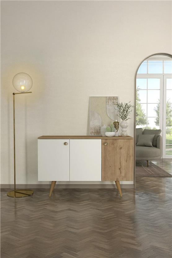 Dekorister Geo Konsol Beyaz - Sepet