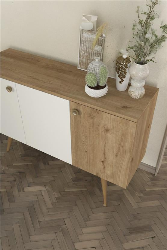 Dekorister Geo Konsol Beyaz - Sepet