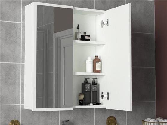 Dekorister Kayla Banyo Üst Dolabı Beyaz