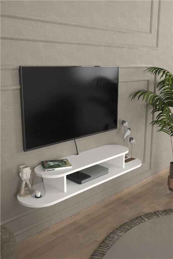 Dekorister Koza Tv Sehpası Beyaz 120 cm