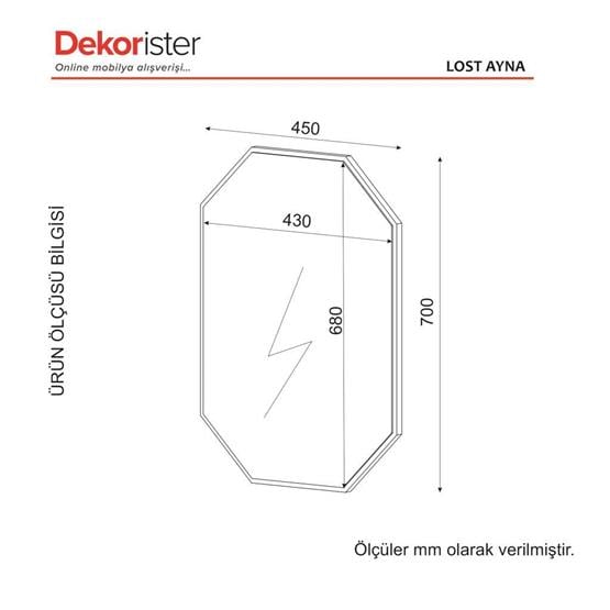 Dekorister Lost Ayna Ceviz