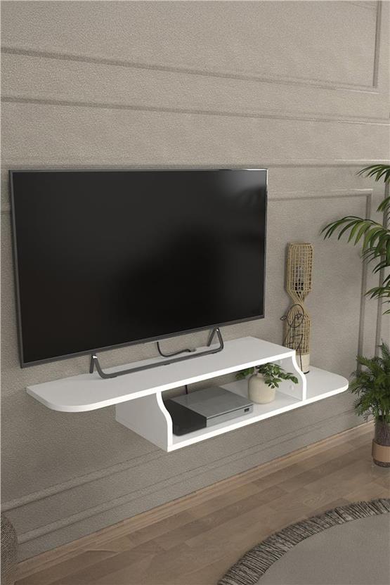 Dekorister Macros Tv Sehpası Beyaz 120 cm