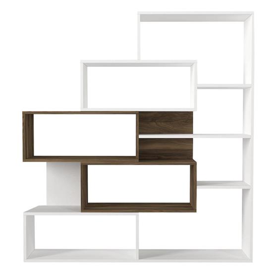 Dekorister Marla Kitaplık BeyazCeviz