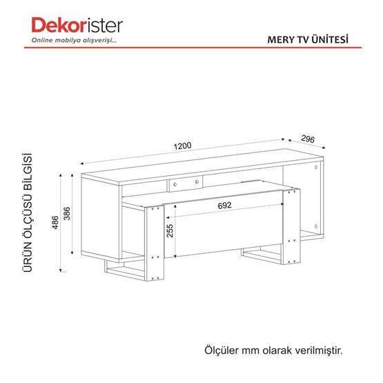 Dekorister Mery Tv Ünitesi Beyaz