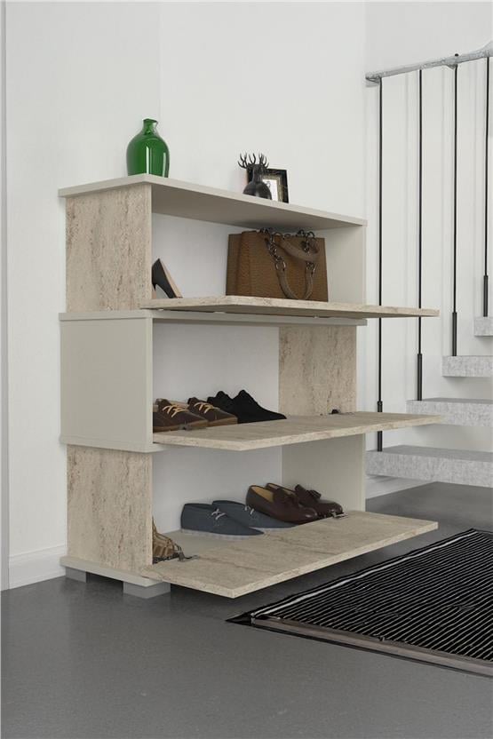 Dekorister Napolyon Ayakkabılık Kumtaşı - Traverten