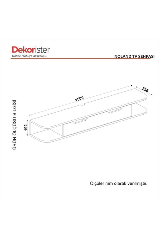 Dekorister Noland Tv Sehpası Rota 150 cm