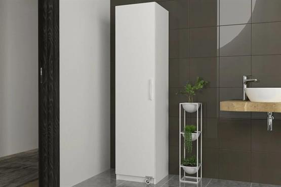 Dekorister Odeon 1 Kapaklı Çok Amaçlı Banyo Dolabı Beyaz