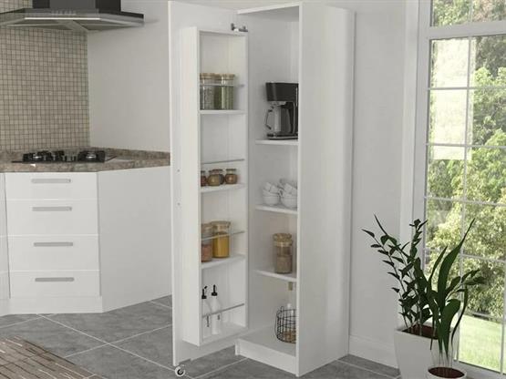 Dekorister Odeon 1 Kapaklı Çok Amaçlı Banyo Dolabı Beyaz