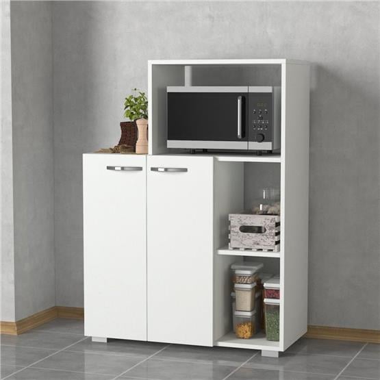 Dekorister Pars Mutfak Dolabı  Fırın Dolabı Beyaz