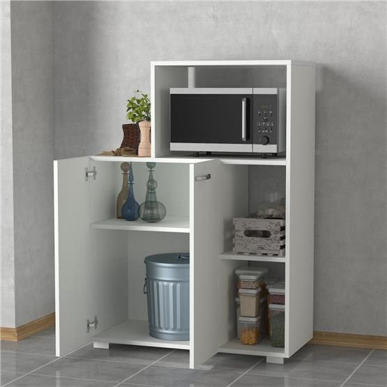 Dekorister Pars Mutfak Dolabı  Fırın Dolabı Beyaz