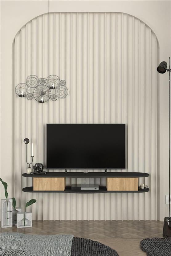 Dekorister Perk Tv Stand Antrasit - Sepet 150 cm