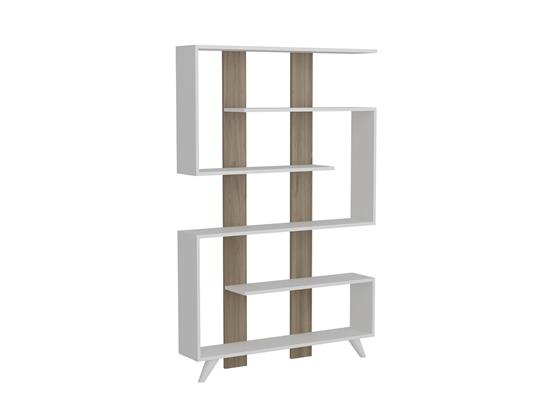 Dekorister Rain Kitaplık BeyazCeviz