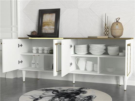 Dekorister Ravenna Konsol BeyazMermer