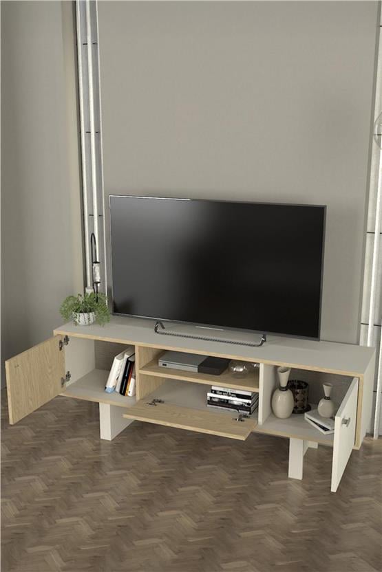 Dekorister Selinos Tv Sehpası Kumtaşı - Rota 150cm