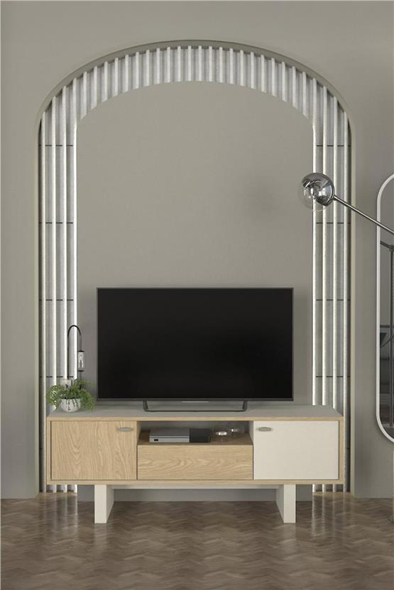 Dekorister Selinos Tv Sehpası Kumtaşı - Rota 150cm