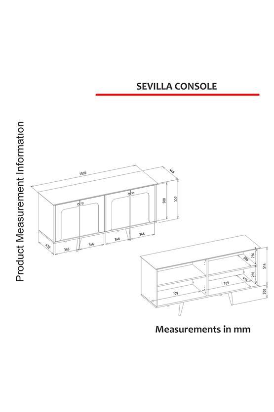 Dekorister Sevilla Konsol Kumtaşı - Traverten 150cm