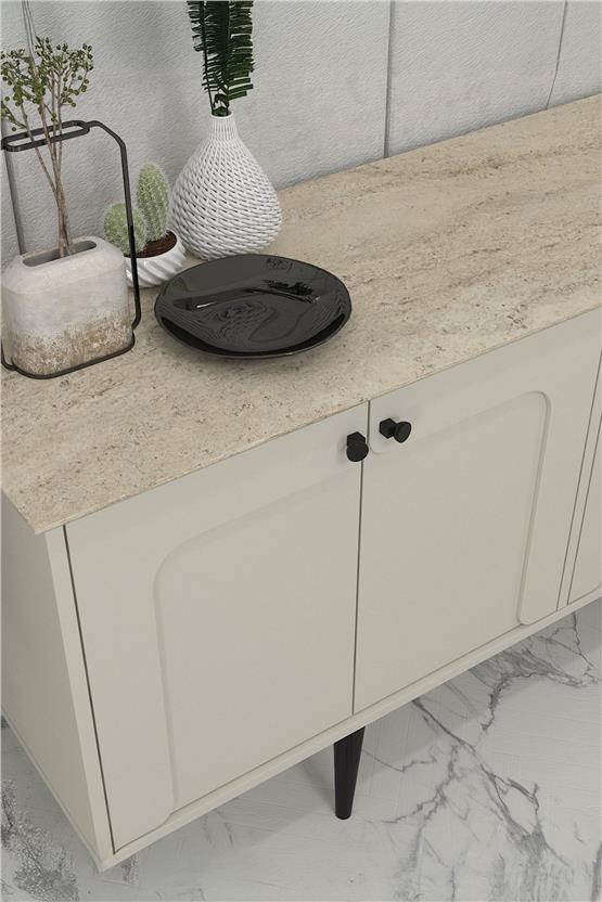 Dekorister Sevilla Konsol Kumtaşı - Traverten 150cm