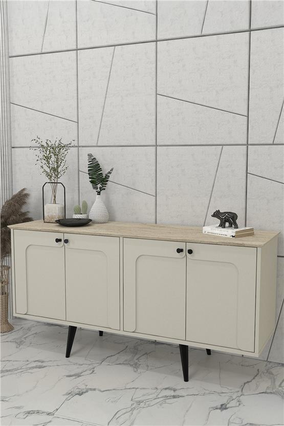 Dekorister Sevilla Konsol Kumtaşı - Traverten 150cm