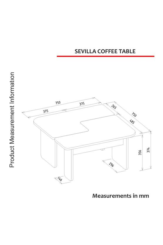Dekorister Sevilla Orta Sehpa Kumtaşı - Traverten