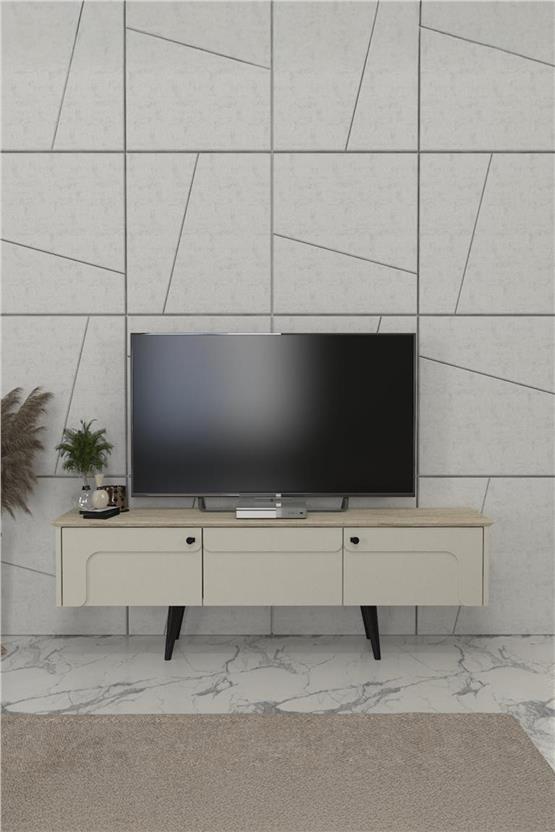 Dekorister Sevilla Tv Sehpası Kumtaşı - Traverten 150cm