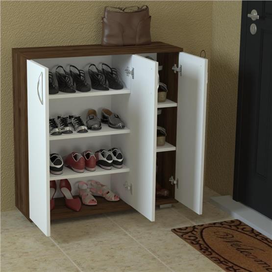 Dekorister Sinem Ayakkabılık BeyazCeviz