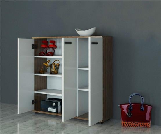 Dekorister Sinem Ayakkabılık BeyazCeviz