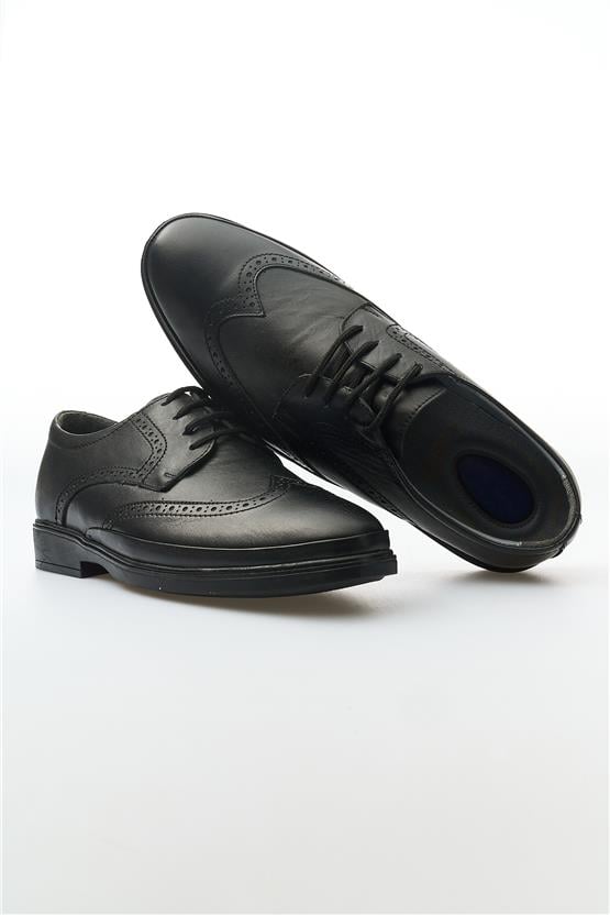 Dikicier 105 Siyah Erkek Termo Taban Casual Ayakkabı