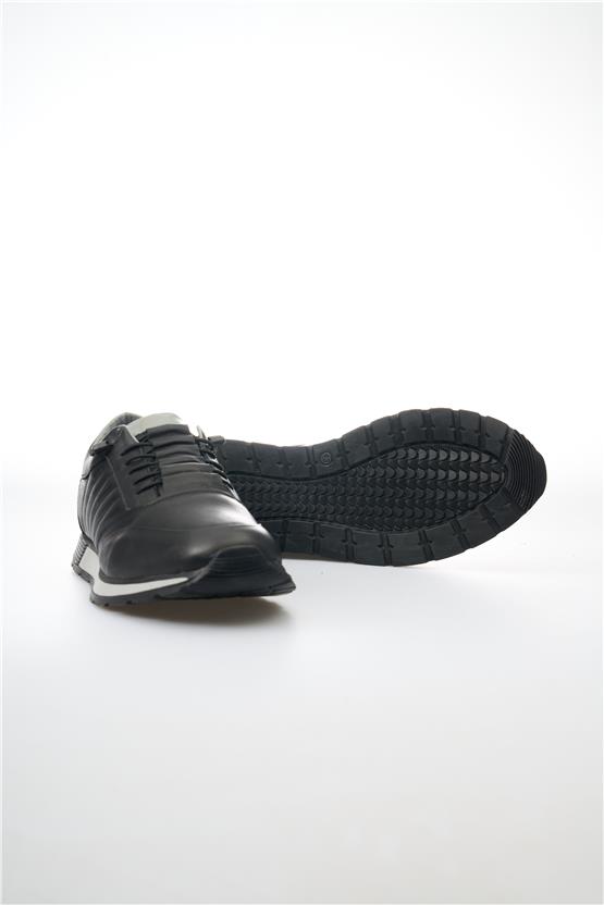 Dikicier 304 Siyah Erkek Poli Taban Casual Ayakkabı