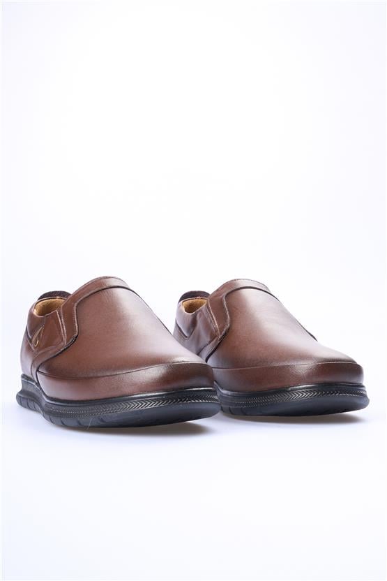 Dikicier 310 Kahverengi Erkek Deri Kaucuk Büyük No Ayakkabı