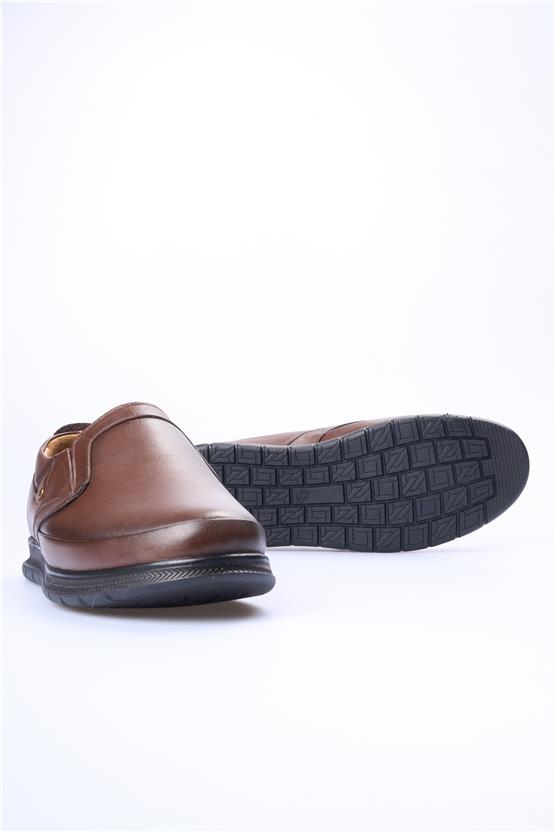 Dikicier 310 Kahverengi Erkek Deri Kaucuk Büyük No Ayakkabı