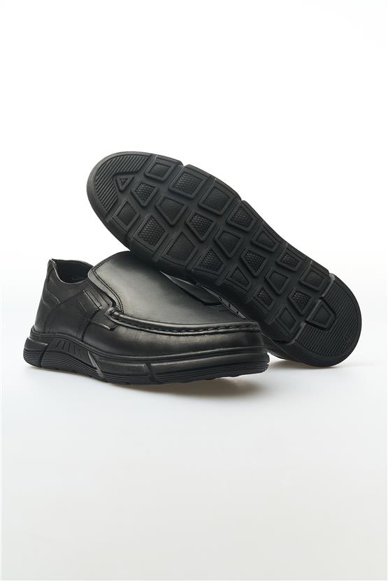 Dikicier 632 Siyah Erkek Termo Taban Casual Ayakkabı