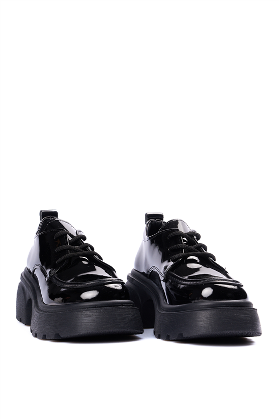 Divamod 2650 Siyah Rgn Kadın Loafer Ayakkabı