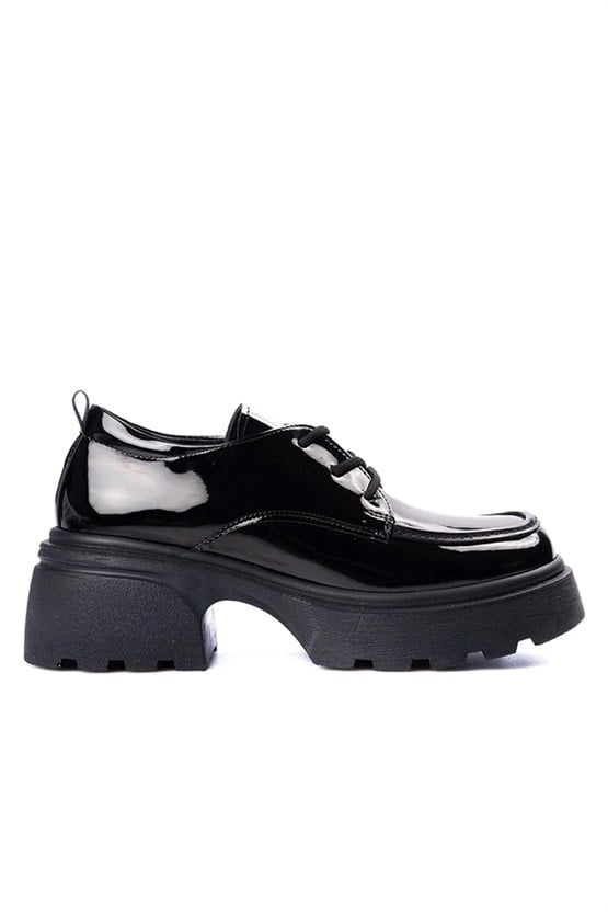 Divamod 2650 Siyah Rgn Kadın Loafer Ayakkabı
