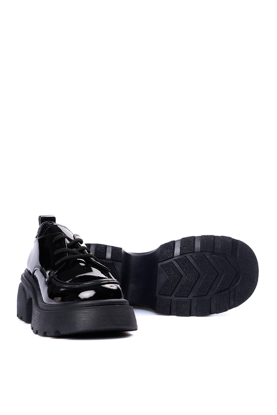 Divamod 2650 Siyah Rgn Kadın Loafer Ayakkabı