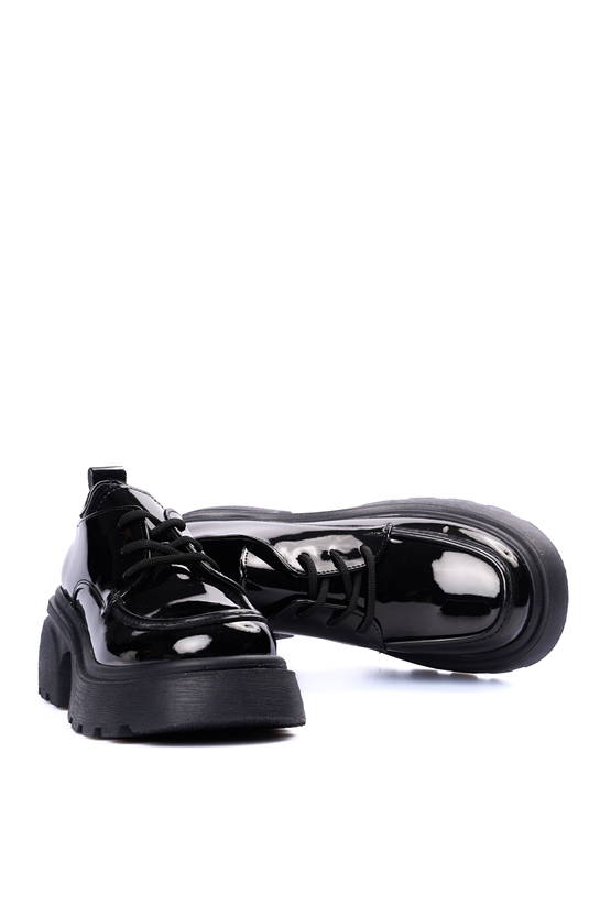 Divamod 2650 Siyah Rgn Kadın Loafer Ayakkabı