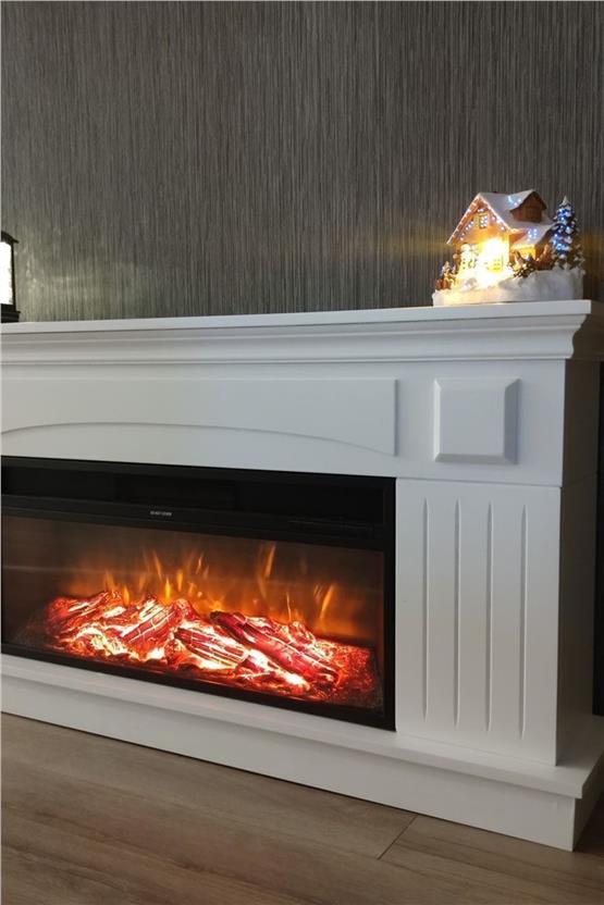 DLC Aludra Ses Efektli Bluetoothlu Şömine (53911S)