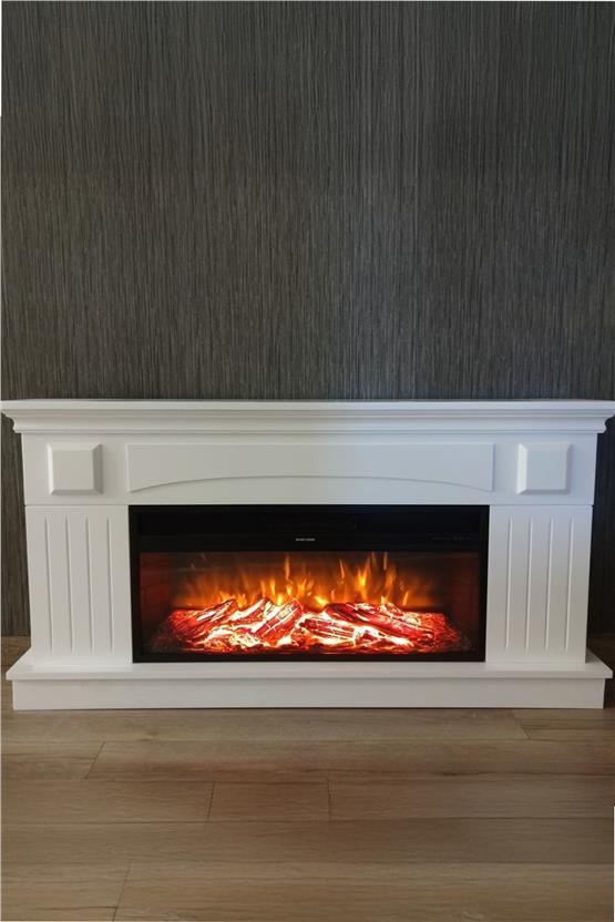 DLC Aludra Ses Efektli Bluetoothlu Şömine (53911S)