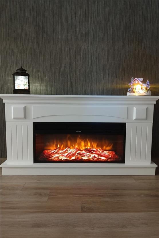 DLC Aludra Ses Efektli Bluetoothlu Şömine (53911S)