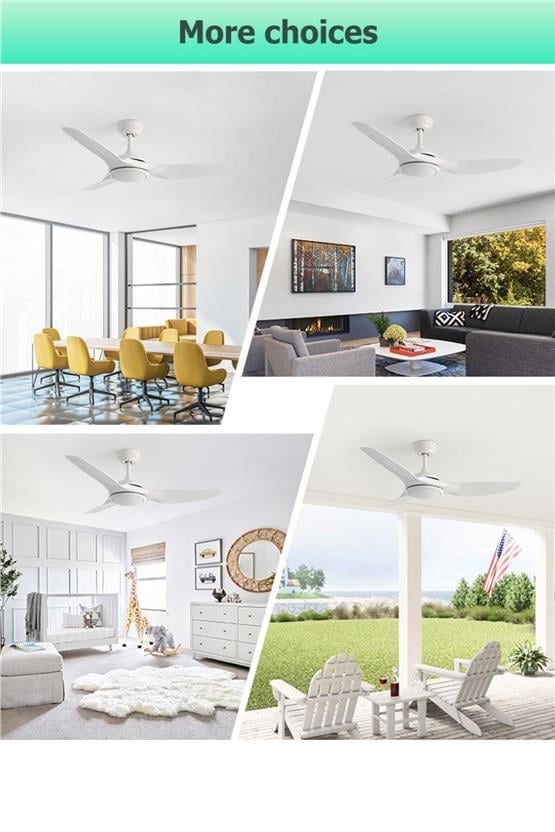 DLC Bora Led Tavan Vantilatörü Beyaz 122 Cm (DCF-FS52920B)