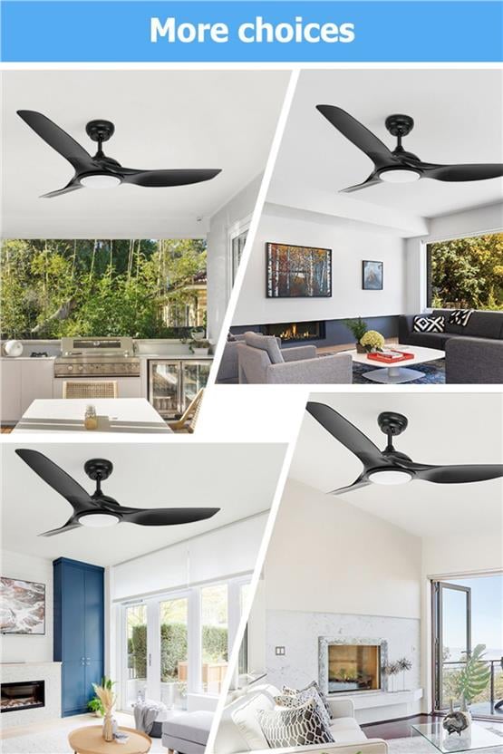 DLC Bora Led Tavan Vantilatörü Siyah 122 Cm (DCF-FS52920S)