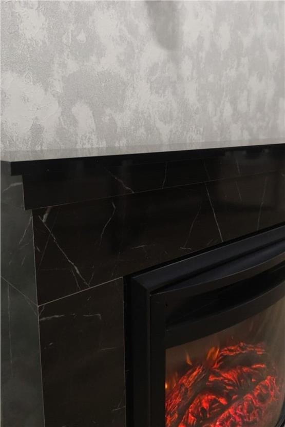 DLC Ceningan Mermer Desen Ses Efektli Bluetoothlu Elektrikli Şömine 2613l (DLC1165S)