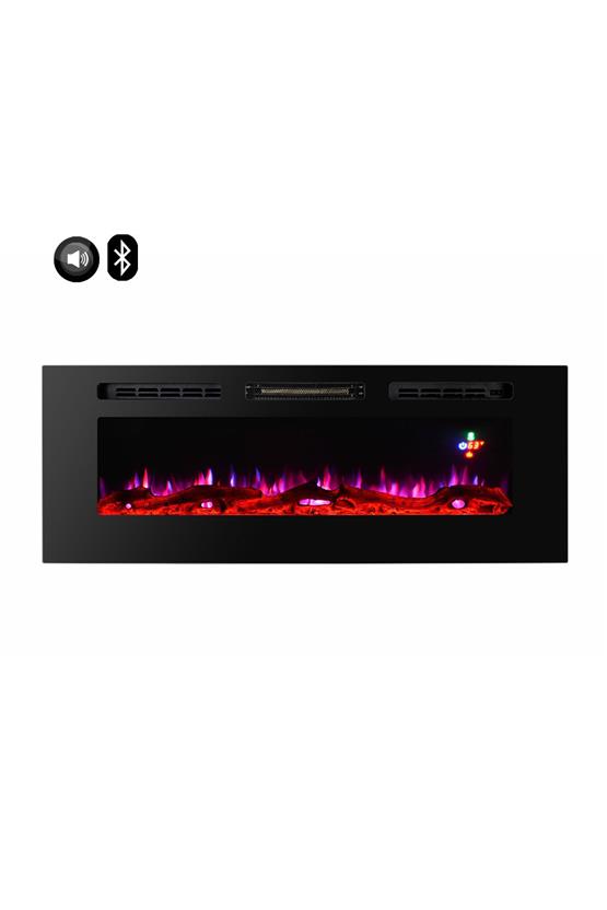 DLC Elektrikli Plazma Şömine 101 Cm Ses Efektli Bluetoothlu 3 Renk (IF-40FSBS)